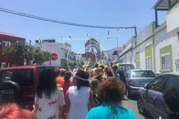 Telde rinde honores a su alcaldesa perpetua (Foto Miguel Florido)